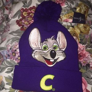 Kids chuck E.cheese beanies
